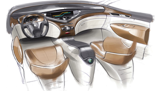 Nissan Forum Concept Interior Drawings